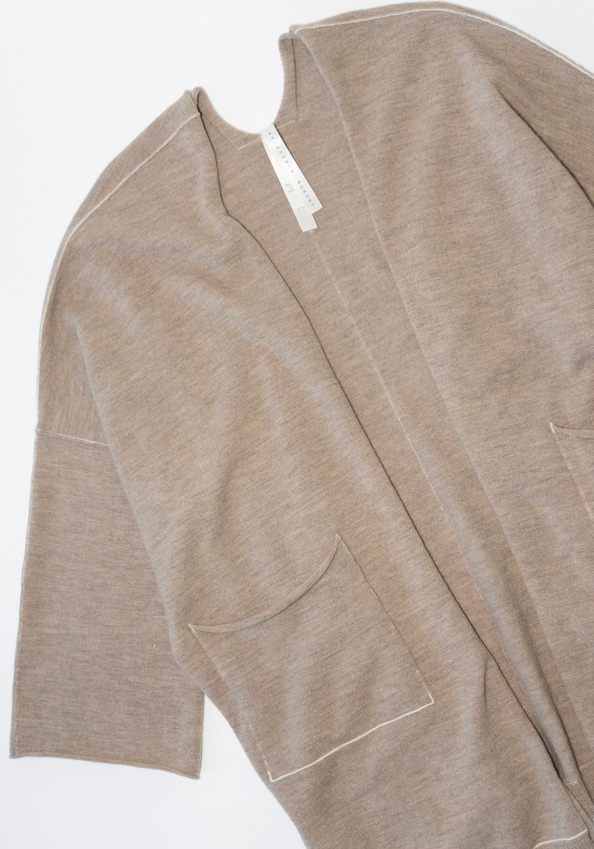 Lauren Manoogian Stitch Wide Cardigan in Oak