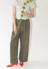 Lauren Manoogian Washed Trouser in Fatigue