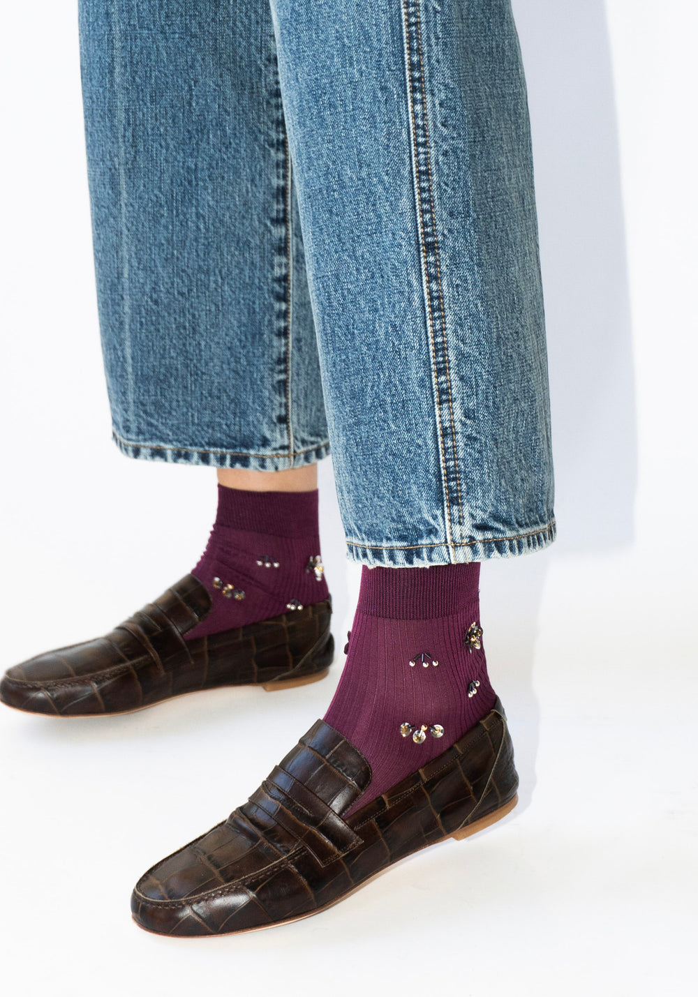 Agathe Socks in Susina