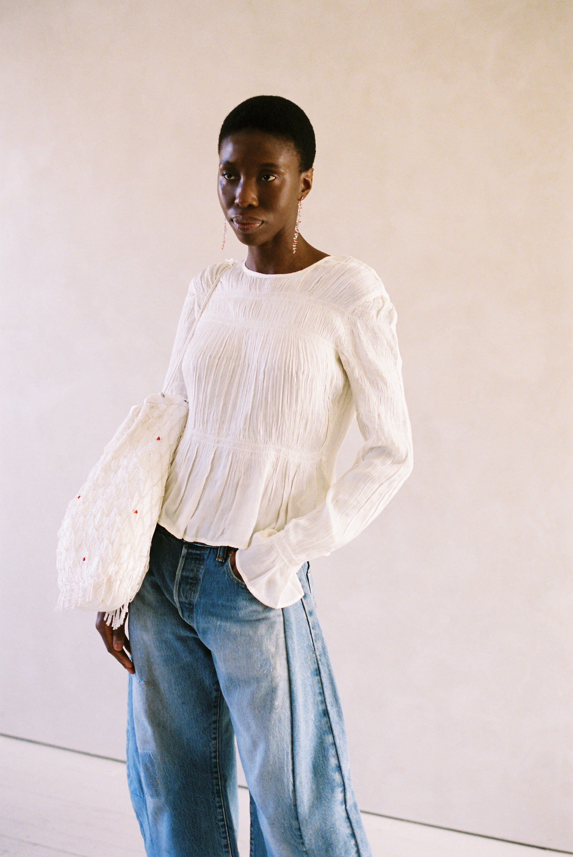 Beaded Net Bag Mashroo and Kota