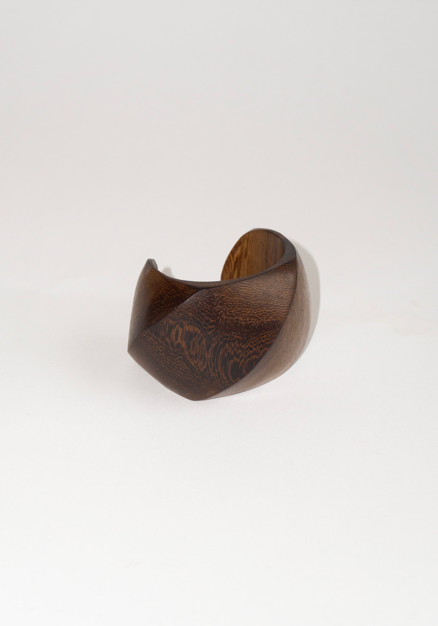 Vintage Wood Sculptural Bracelet