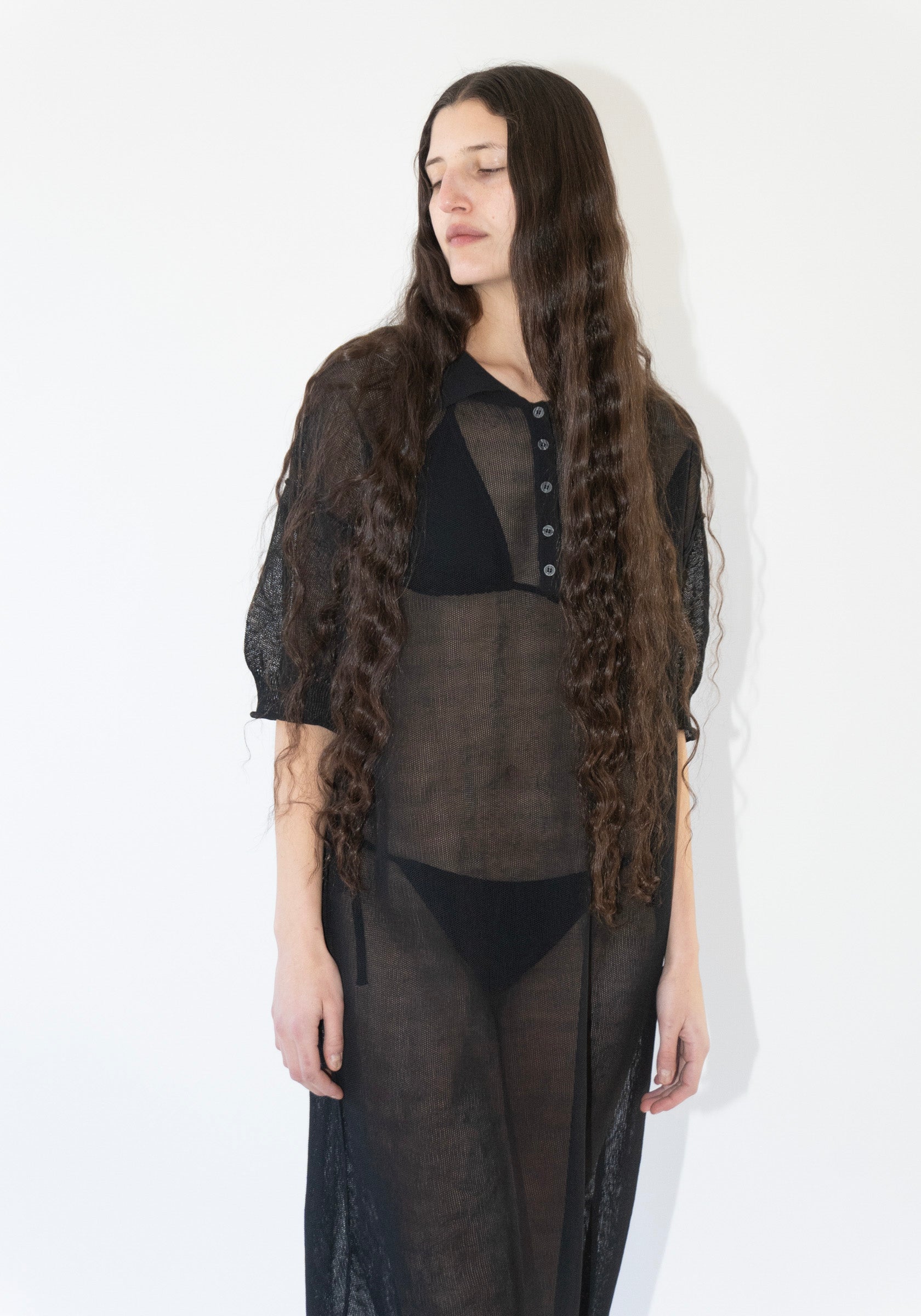 Rus Hinoki Dress in Black