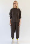 Knit Sweatshirt in Brownie