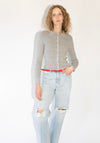 Selma Cardigan in Melange Grey