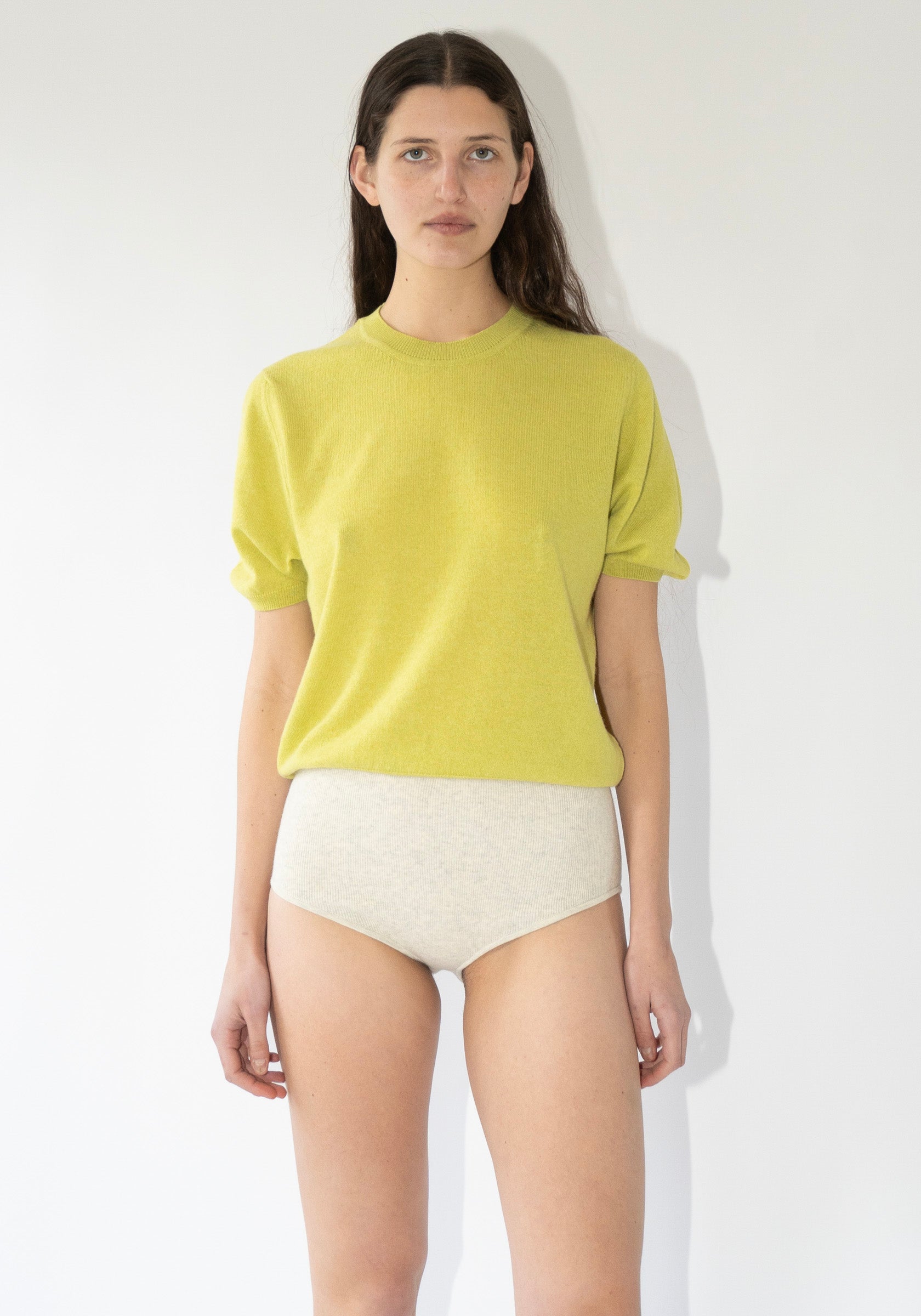 Emer Tee in Lime Green