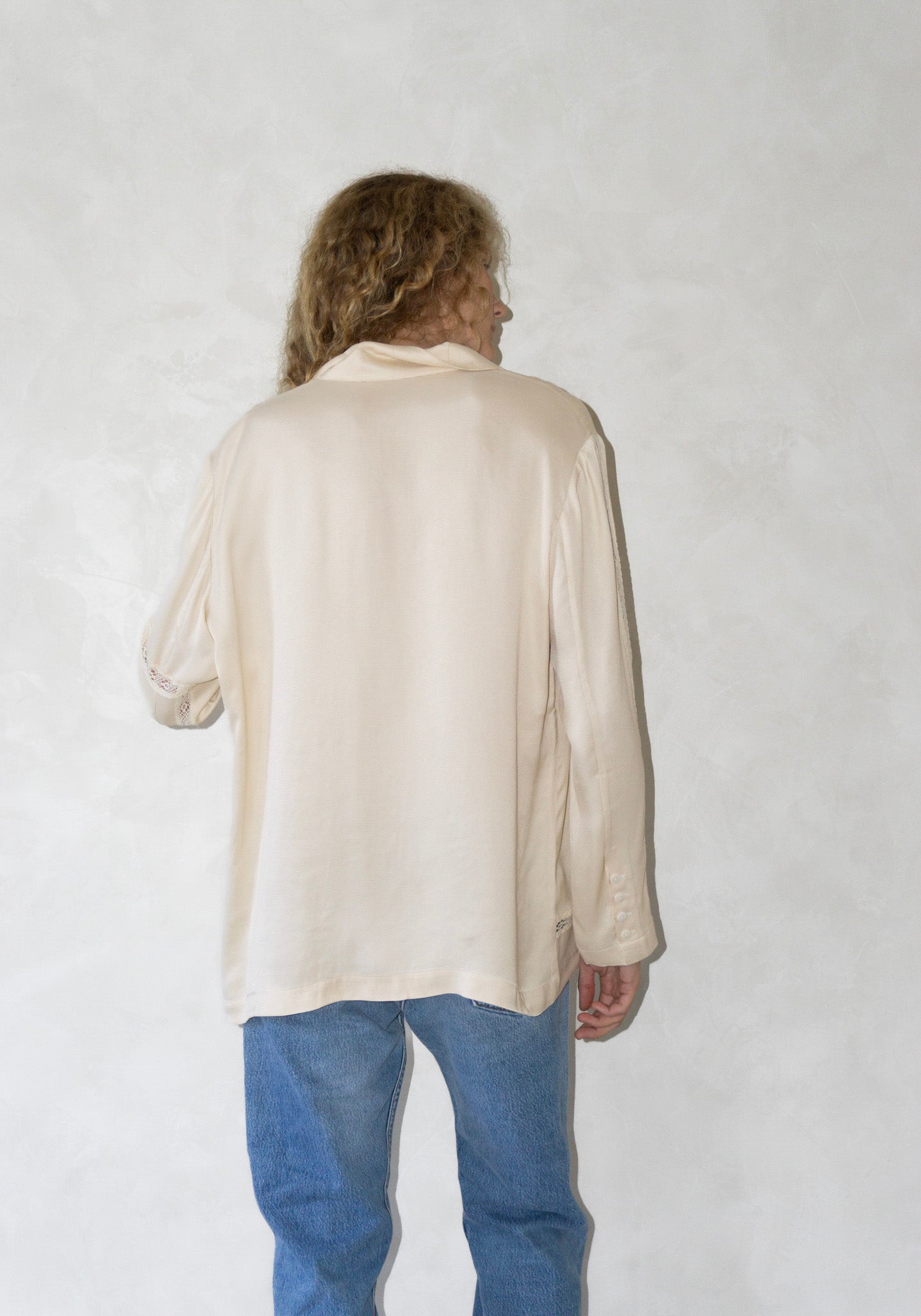 Cordera Viscose Shirt with Lace Shell