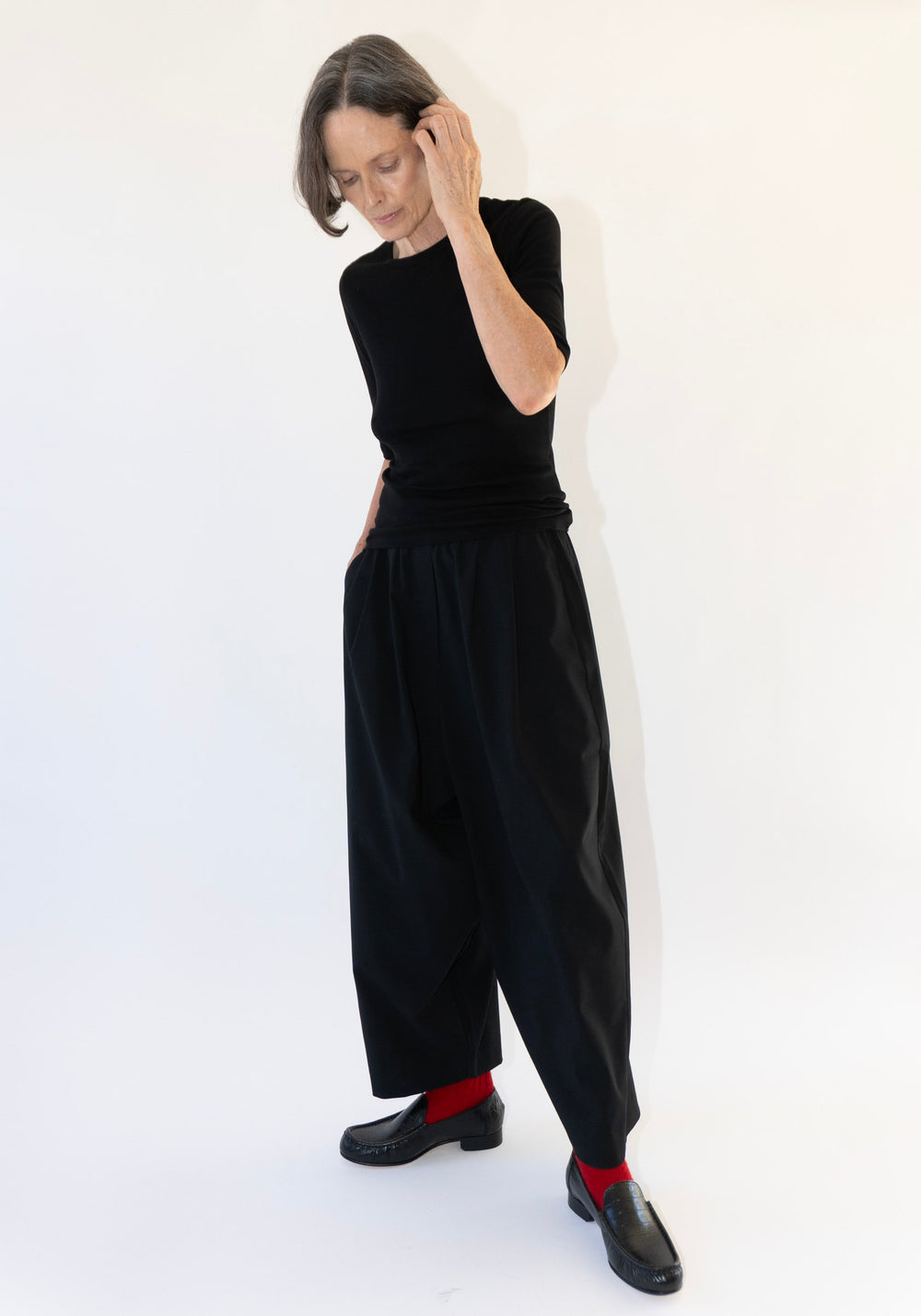 Tailoring Maxi Pants in Black