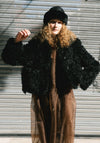 Toscana Sheepskin Ada Jacket in Black