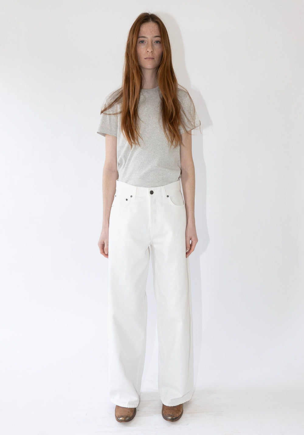 Haikure Bethany Bull Pant in Off White