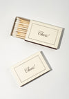 Matches with 'Cheers!' packaging on a white background