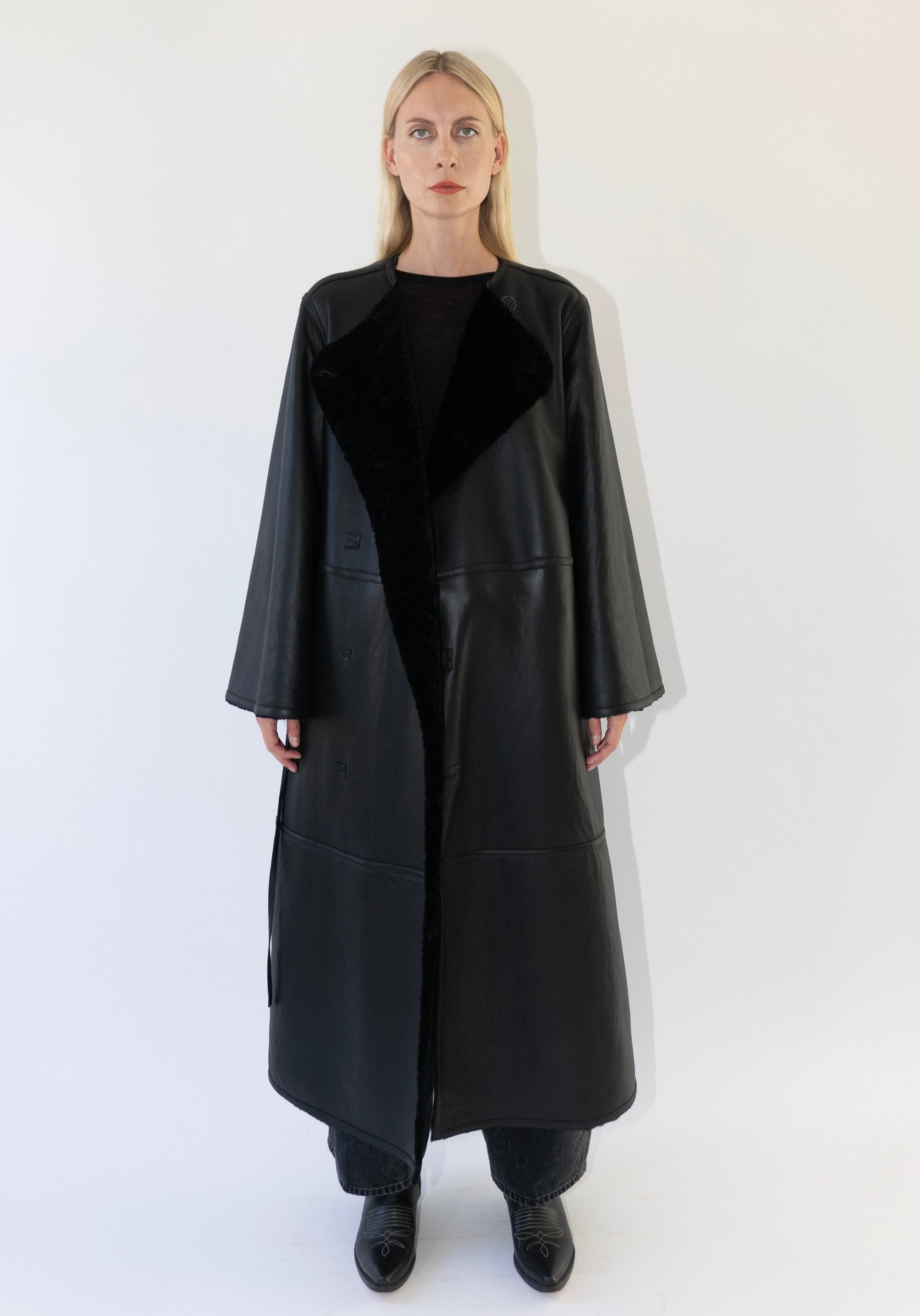 Malene Birger Sandria Coat in Black