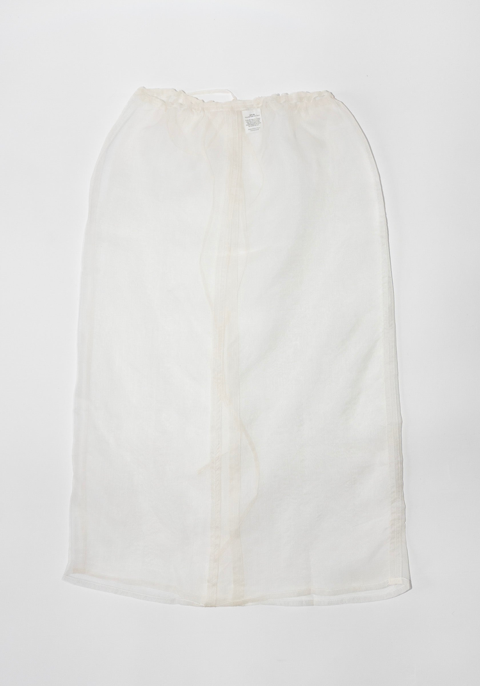Sheer Organza Long Skirt Undyed – VESTIGE