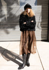 Toscana Sheepskin Ada Jacket in Black