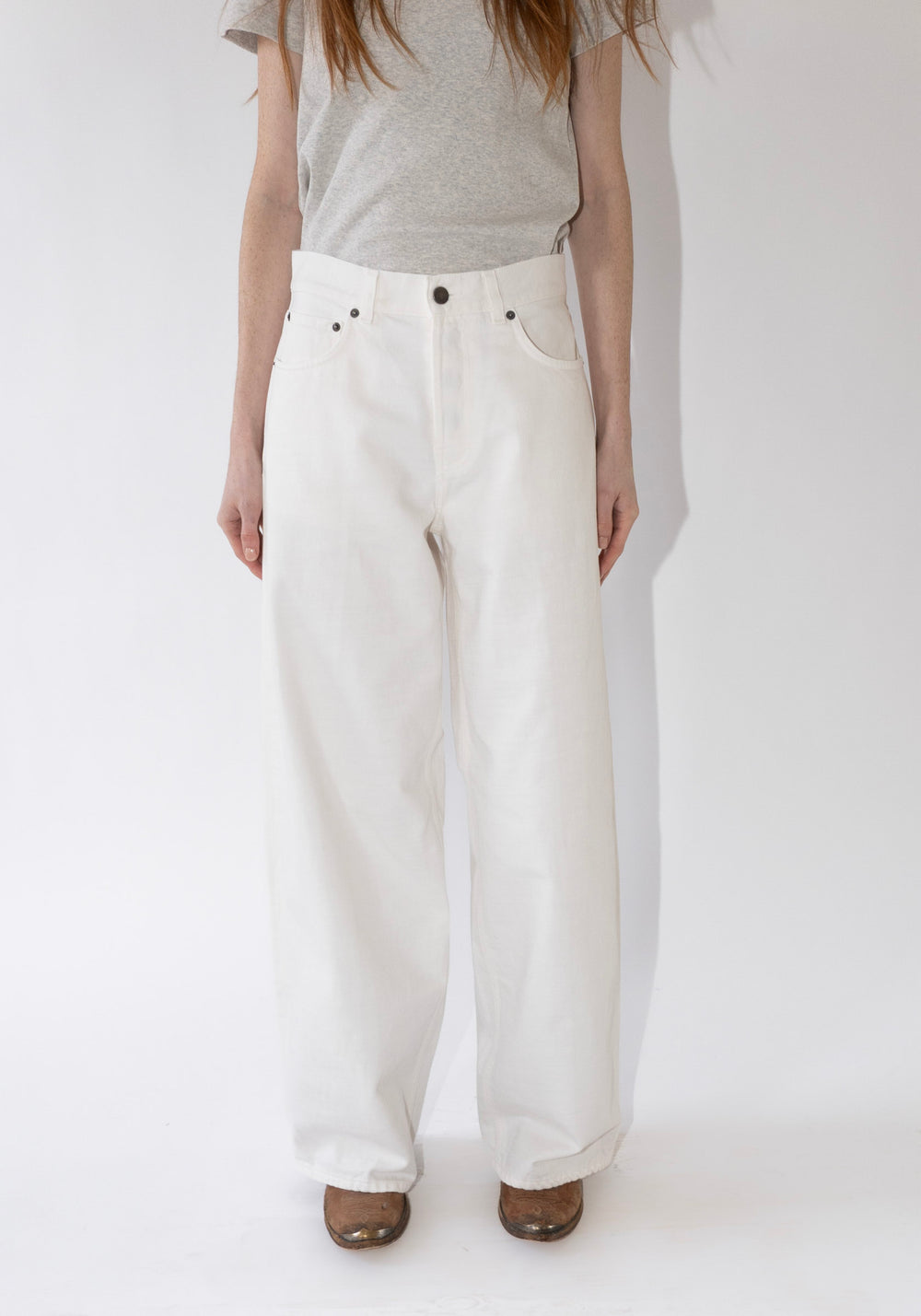 Bethany Bull Pant in Off White