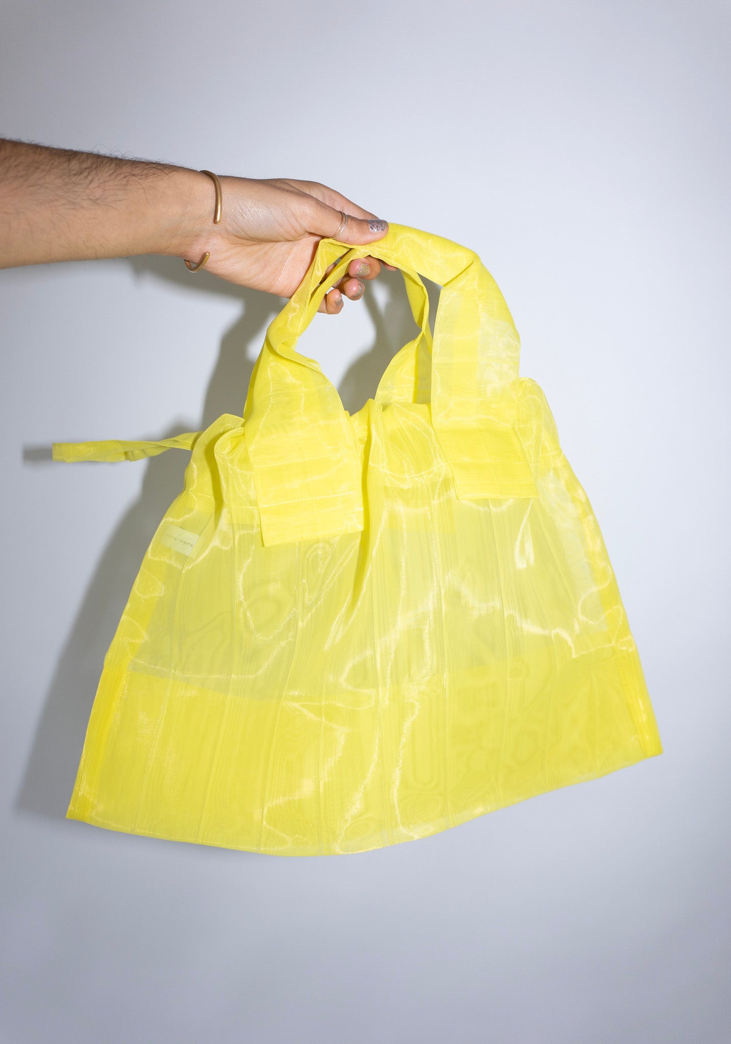 Mate Moto See Thru Bag in Yellow