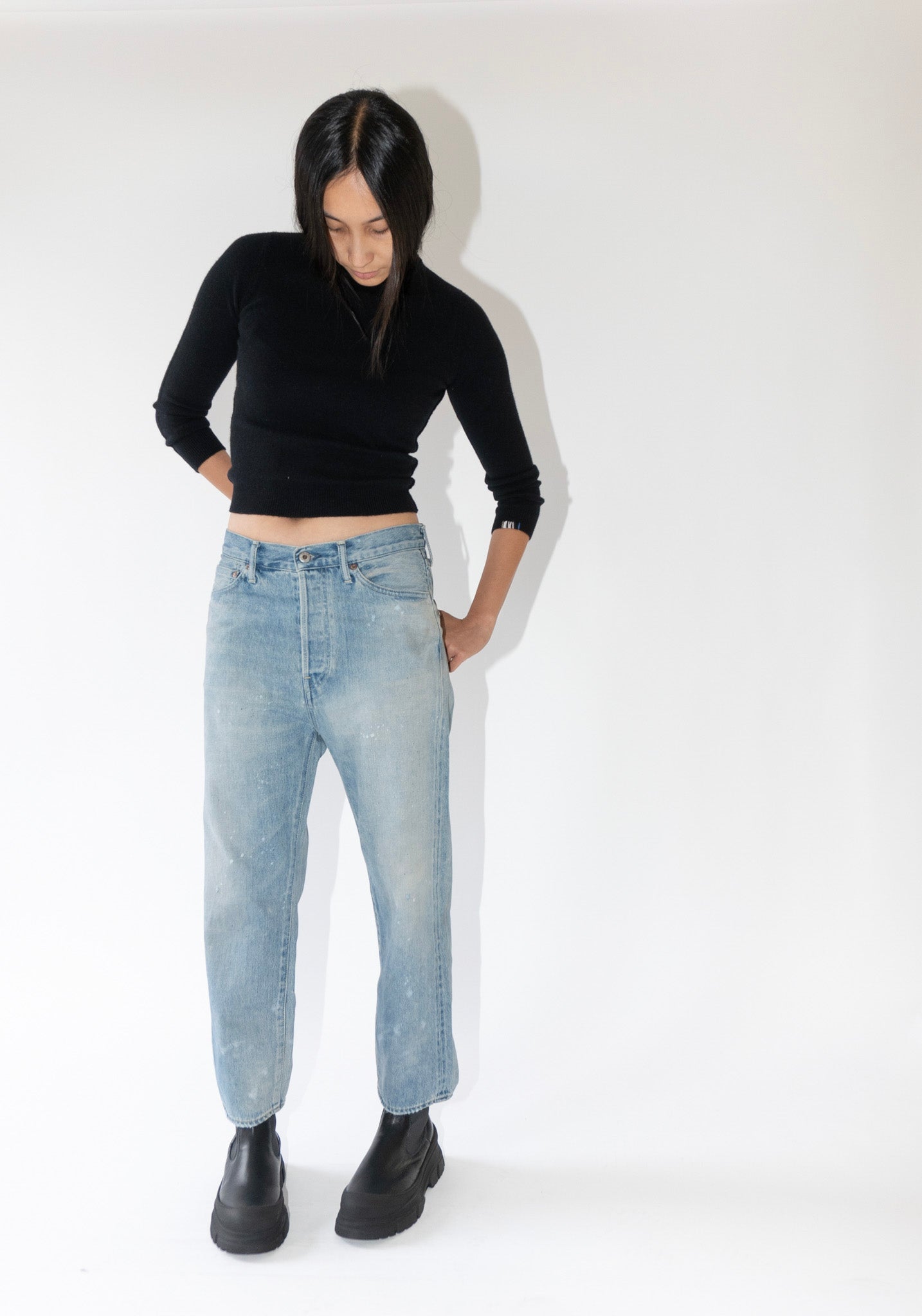 Chimala Selvedge Wide Tapered Cut in Light Vintage – VESTIGE