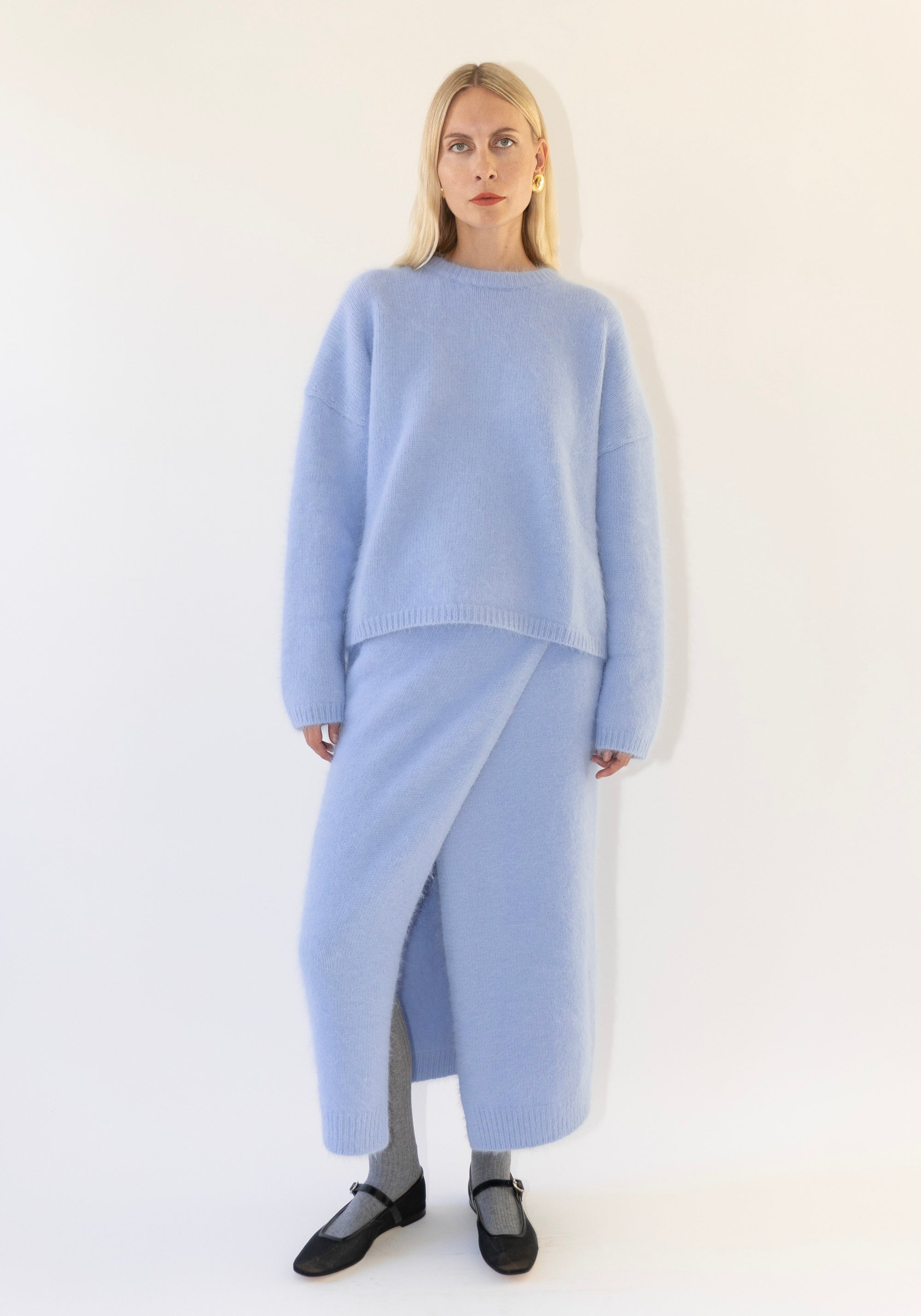 Eleph Goo Skirt in Light Blue