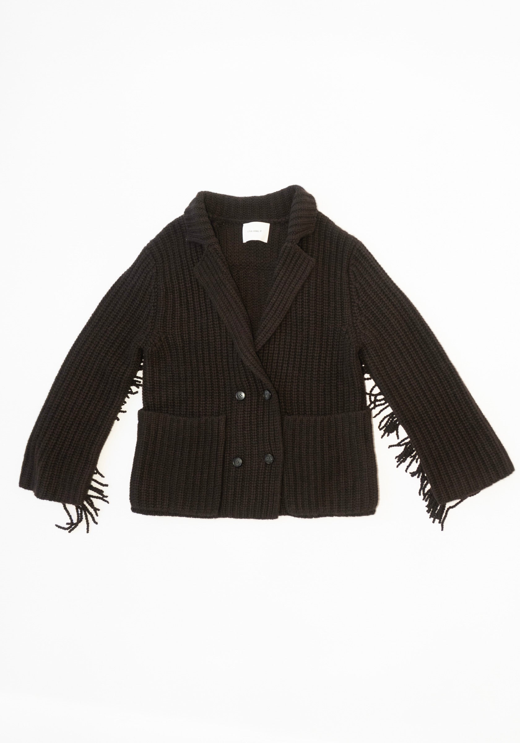 Elysse Cardigan Jacket in Dark Oak