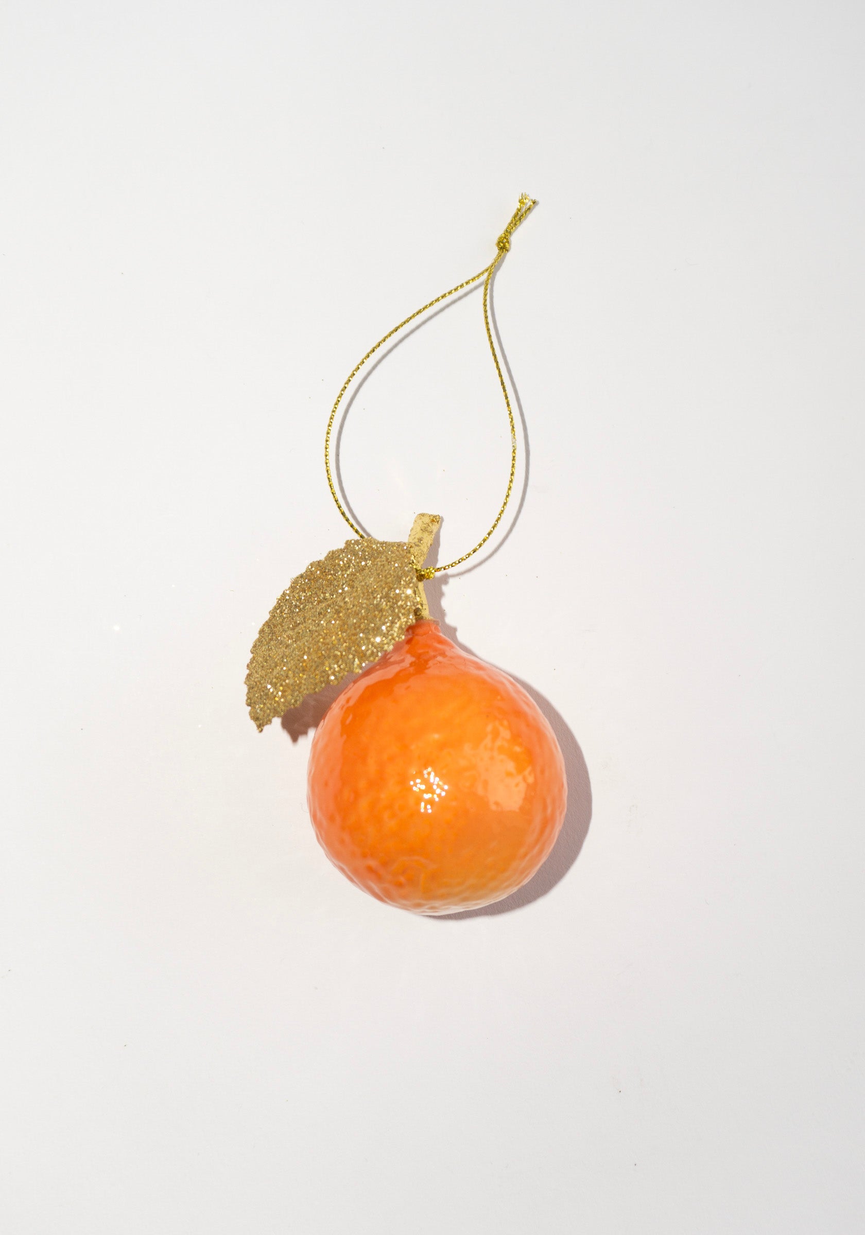 Clementine Gold Leaf Ornament