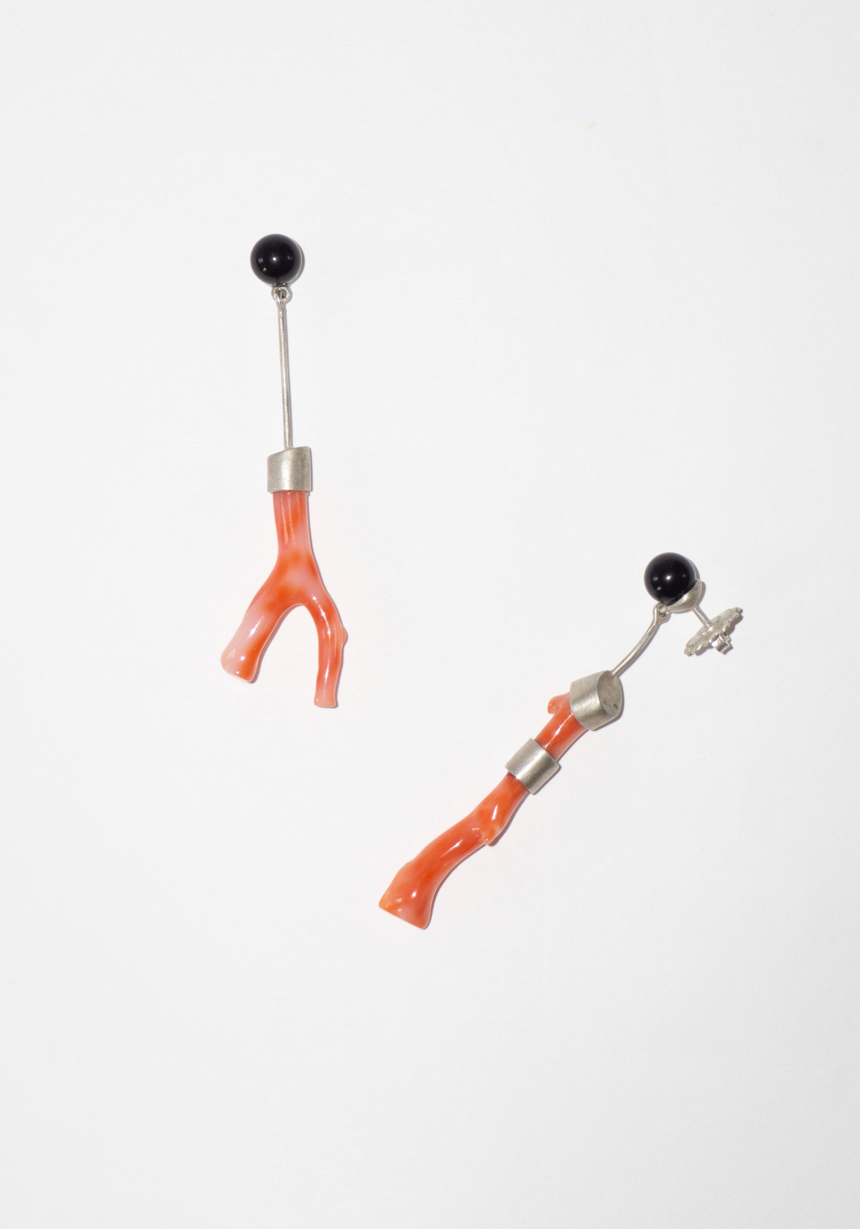 Single Pink Coral Carmen Earring