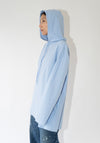 6397 Hooded Shirt in Blue Stripe

