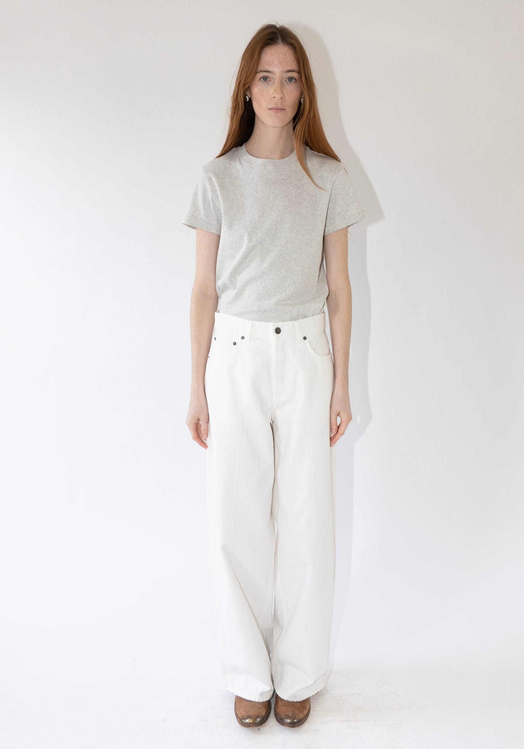 Bethany Bull Pant in Off White