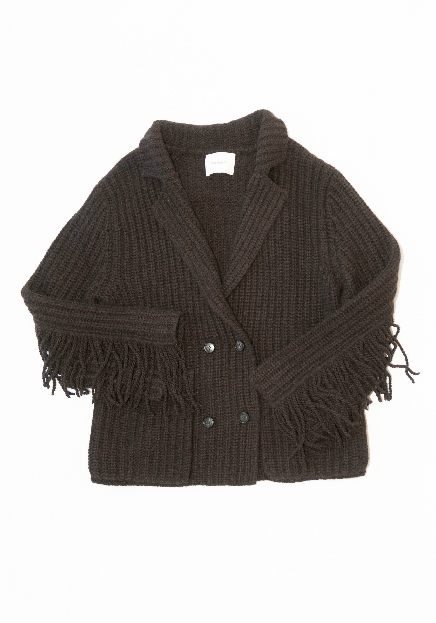 Elysse Cardigan Jacket in Dark Oak