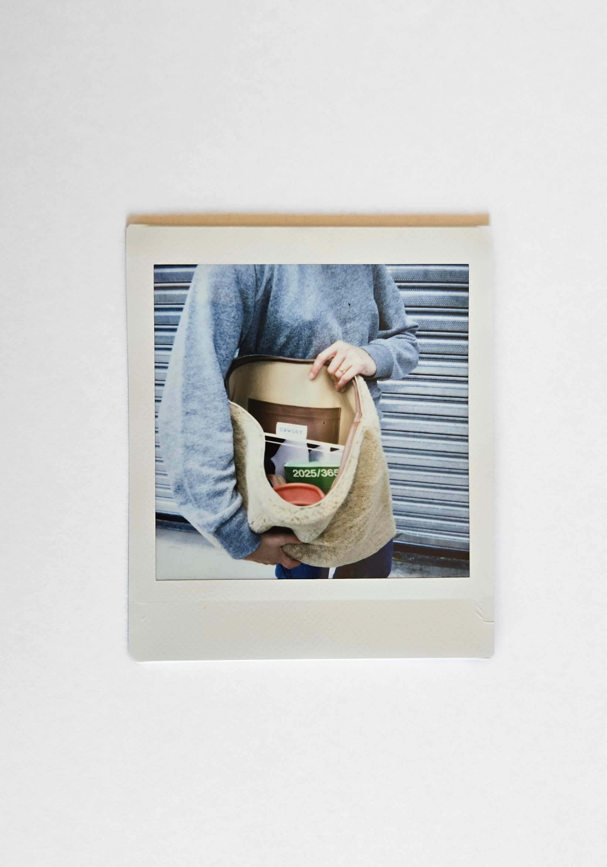 Cawley Leather Clutch in Tan