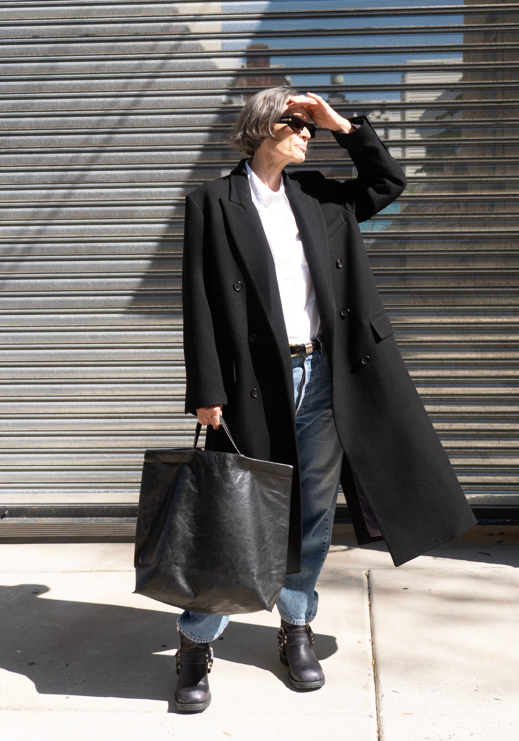 Bea Mombaers Large Shopper Bag in Black