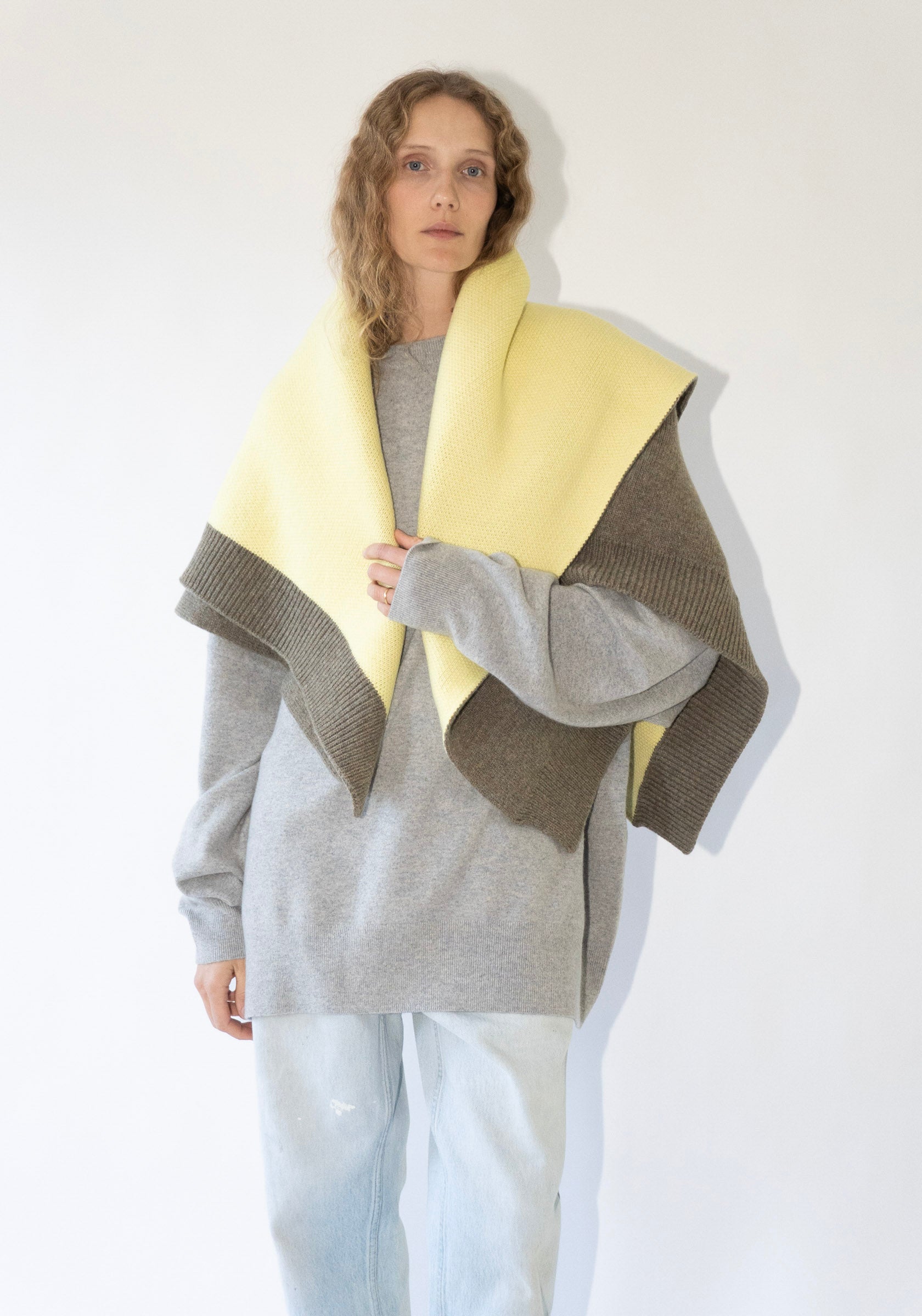 Opie Blanket Scarf in Truffle