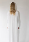 Comme Si Shirt Dress Cotton Poplin in White