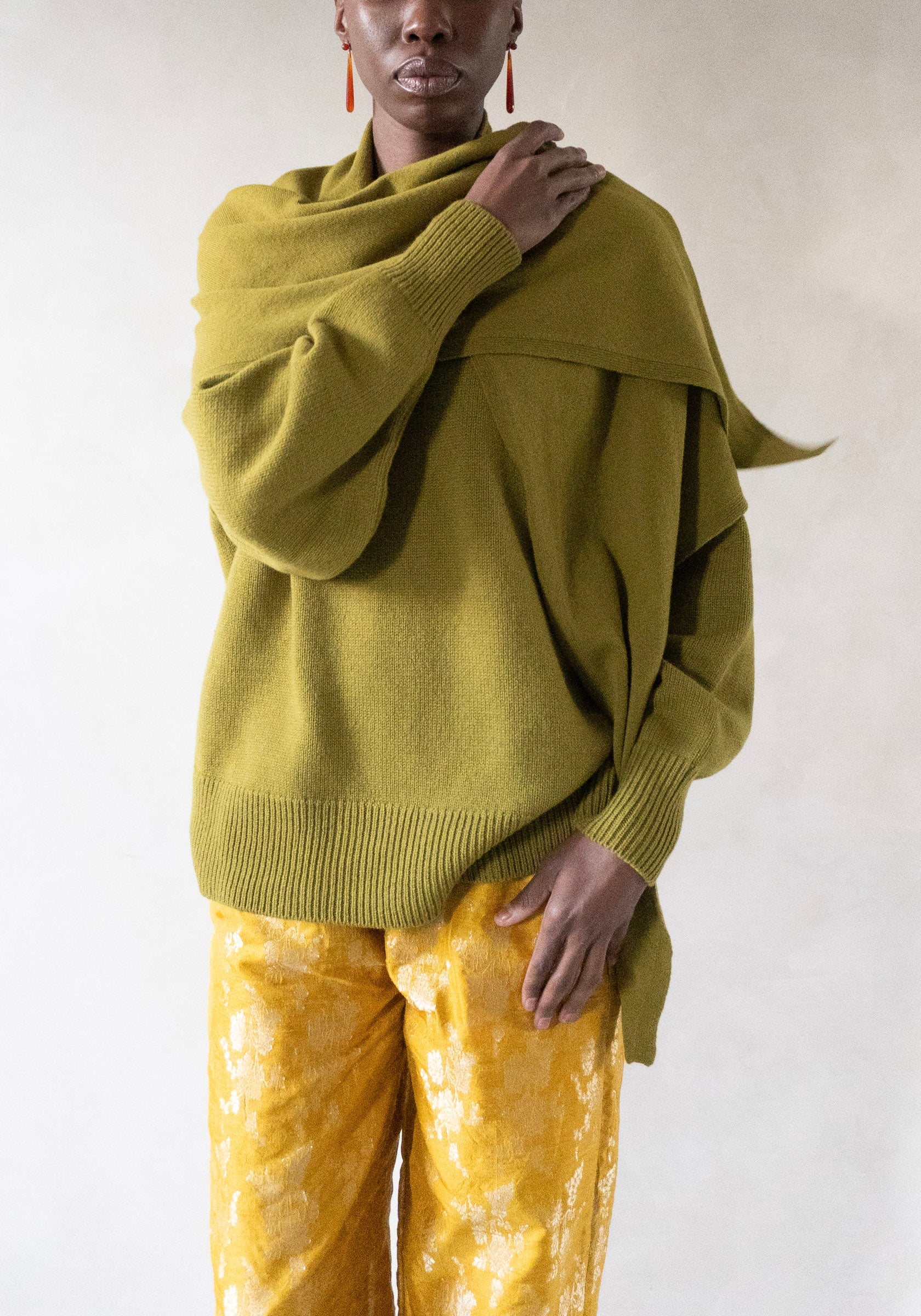 Cordera Merino Wool Bandana in Woodbine