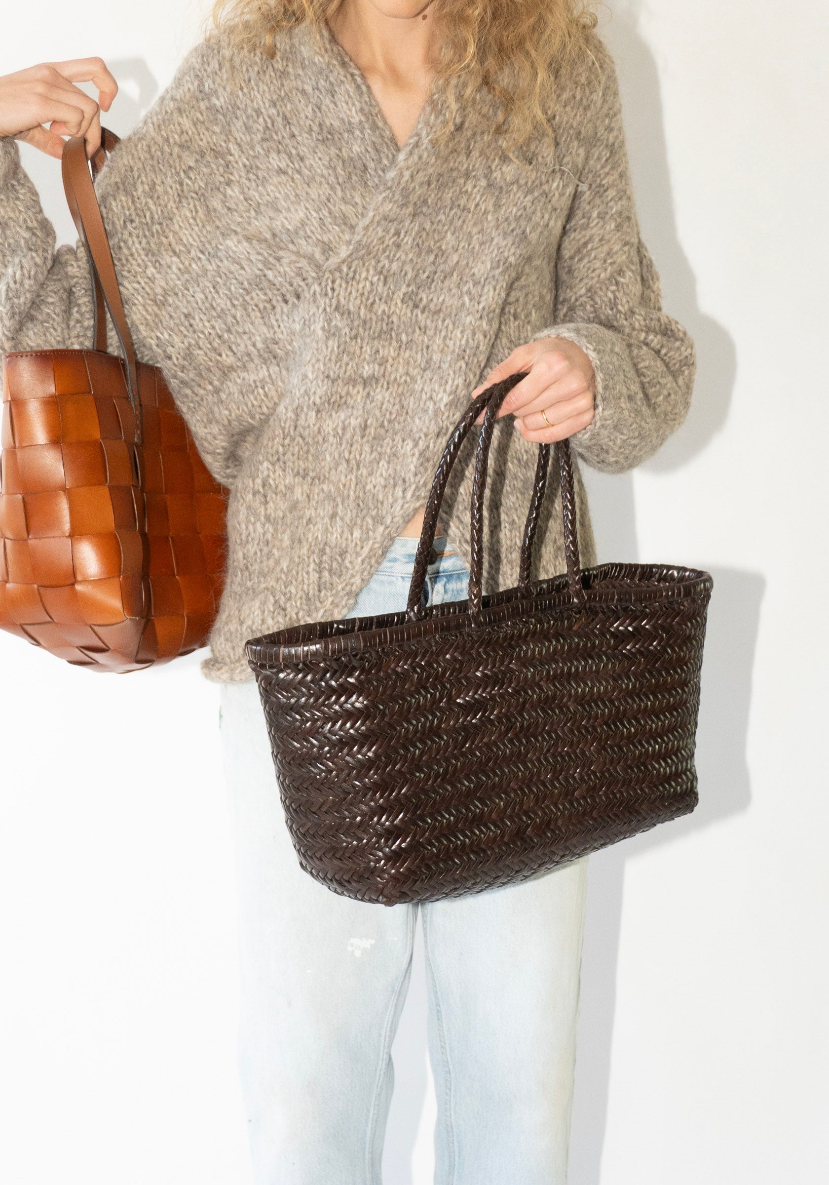 Triple Jump Big Bag in Dark Brown