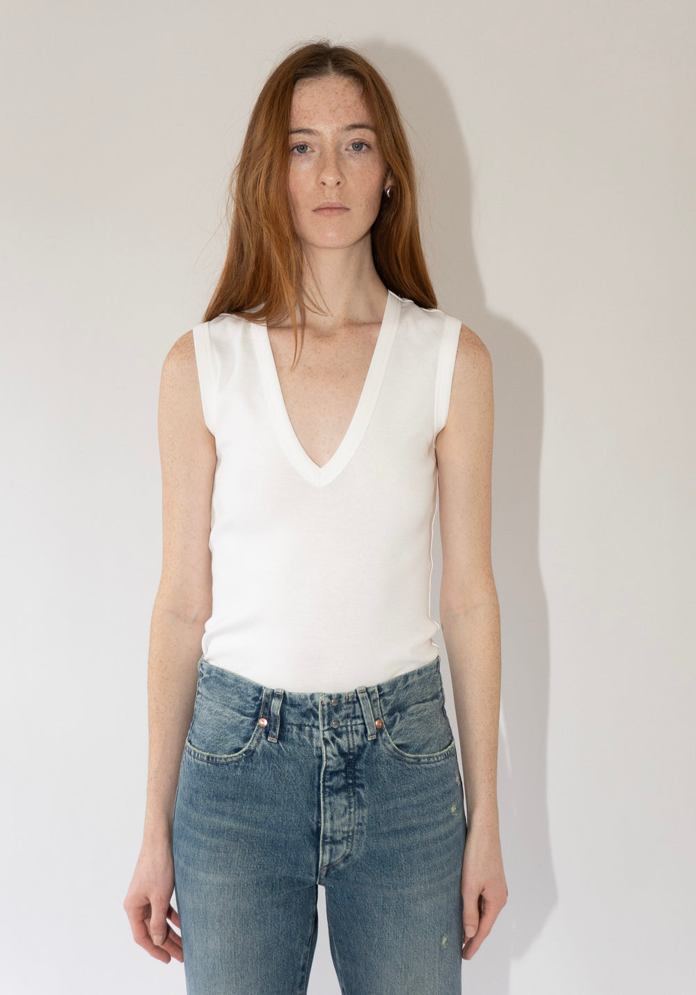 Flore Flore Dewi Tank in White