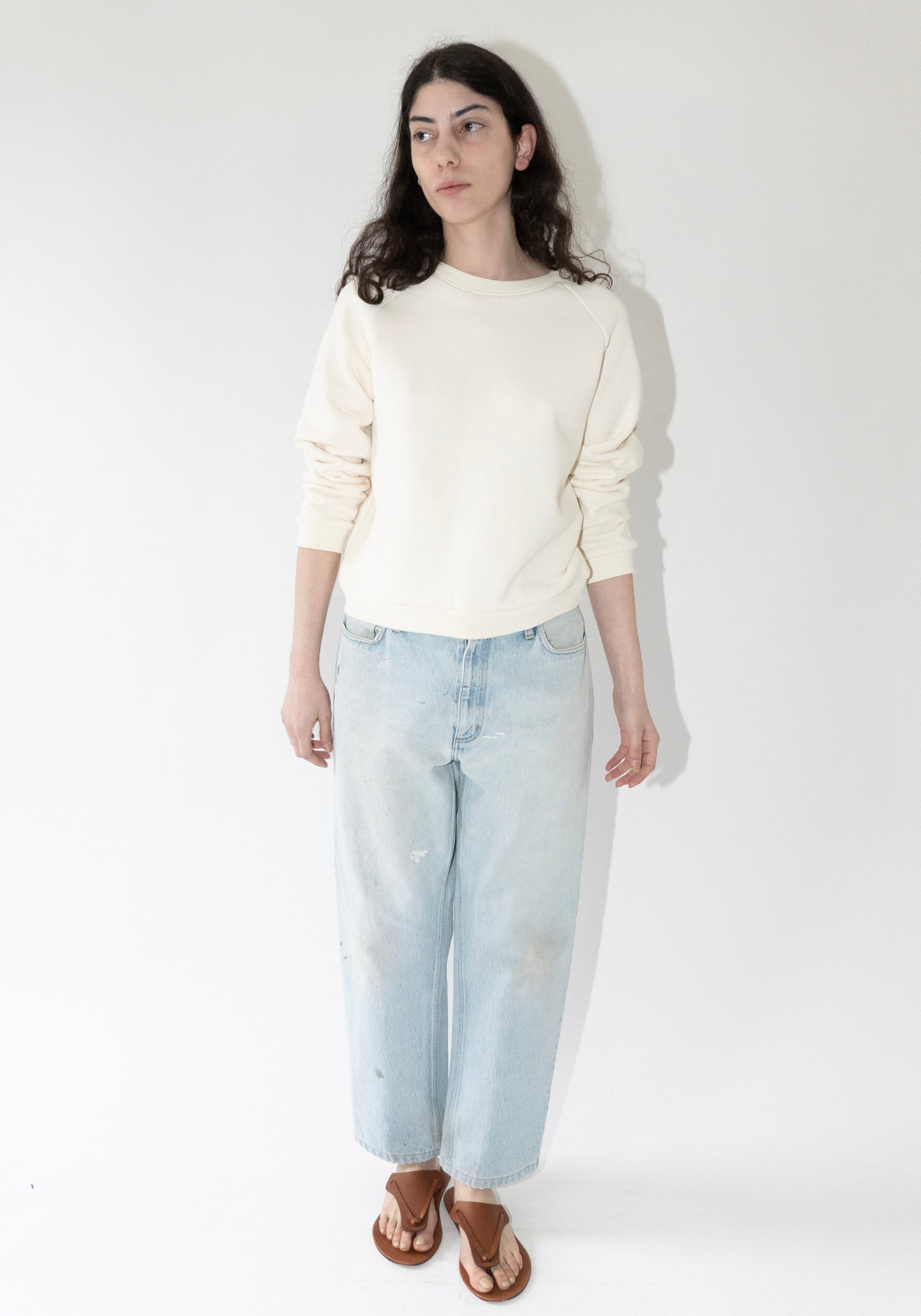 Jamie Haller Daily Sweatshirt in Ecru