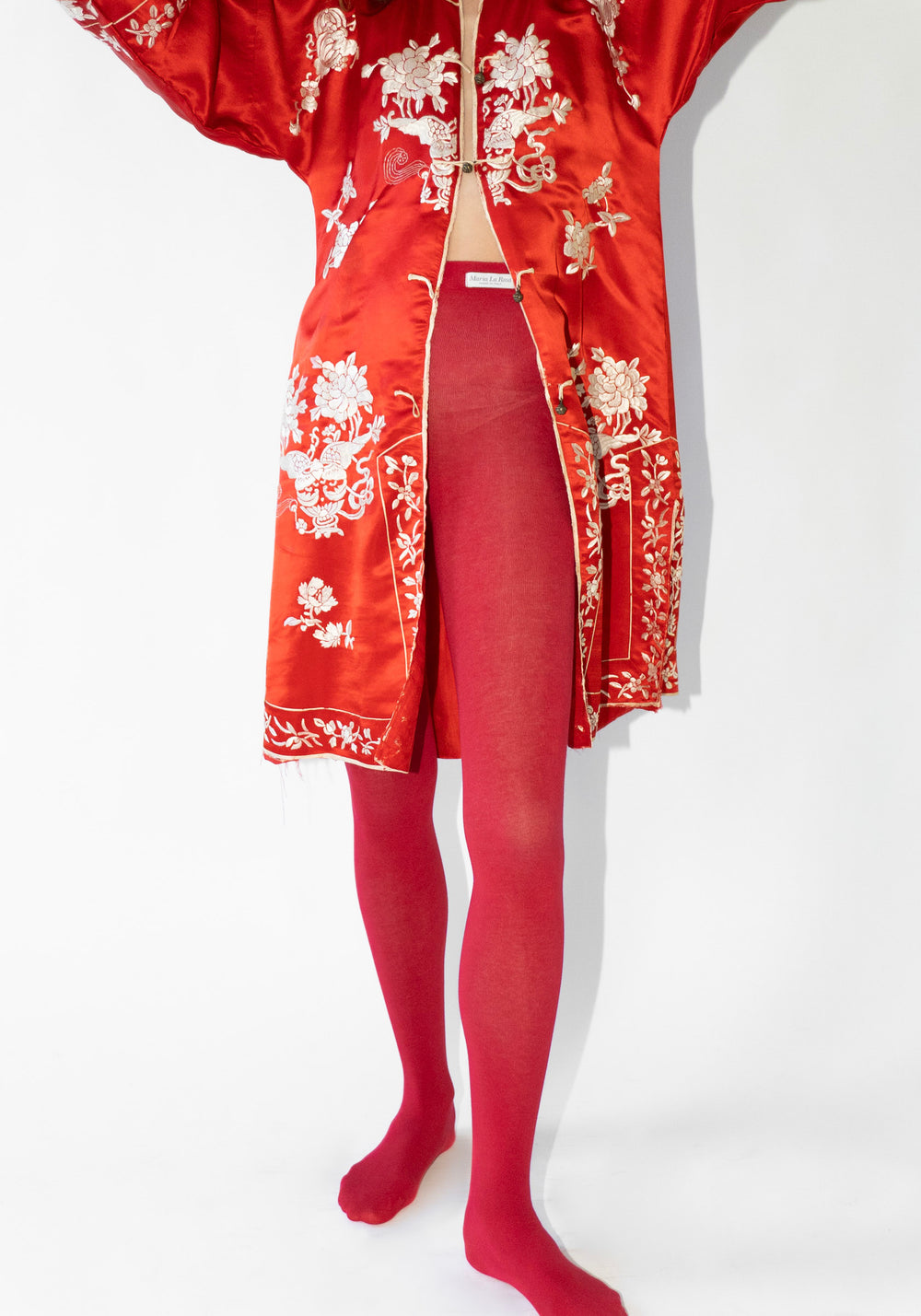 Cotton Liebe Tights in Red