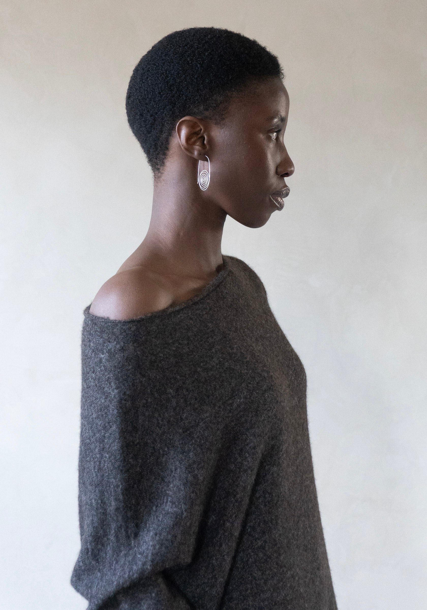 Askew Dress in Blackened