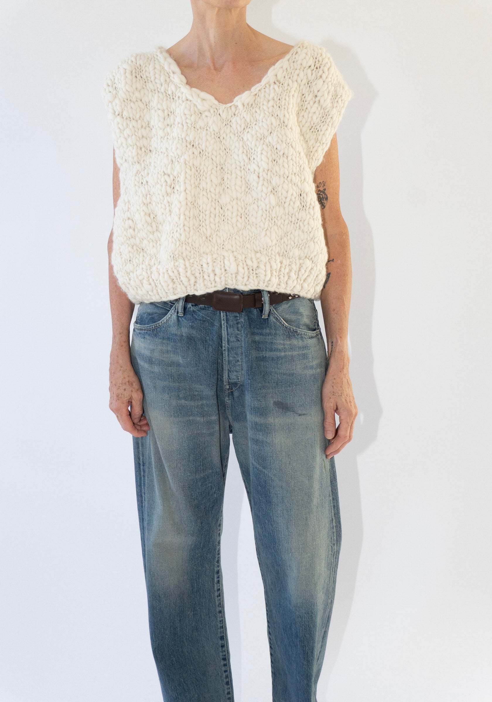 Ound Acacia Vest in Ivory