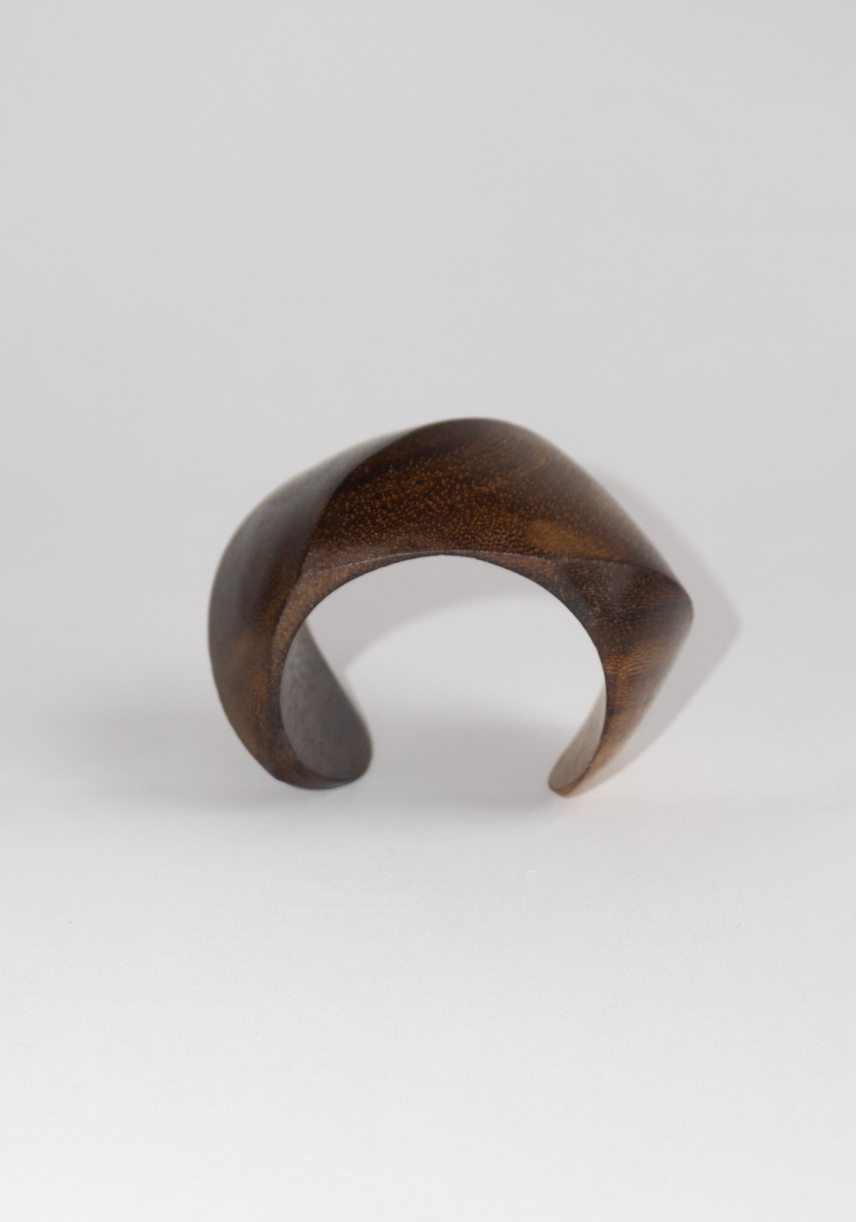 Vintage Wood Sculptural Bracelet