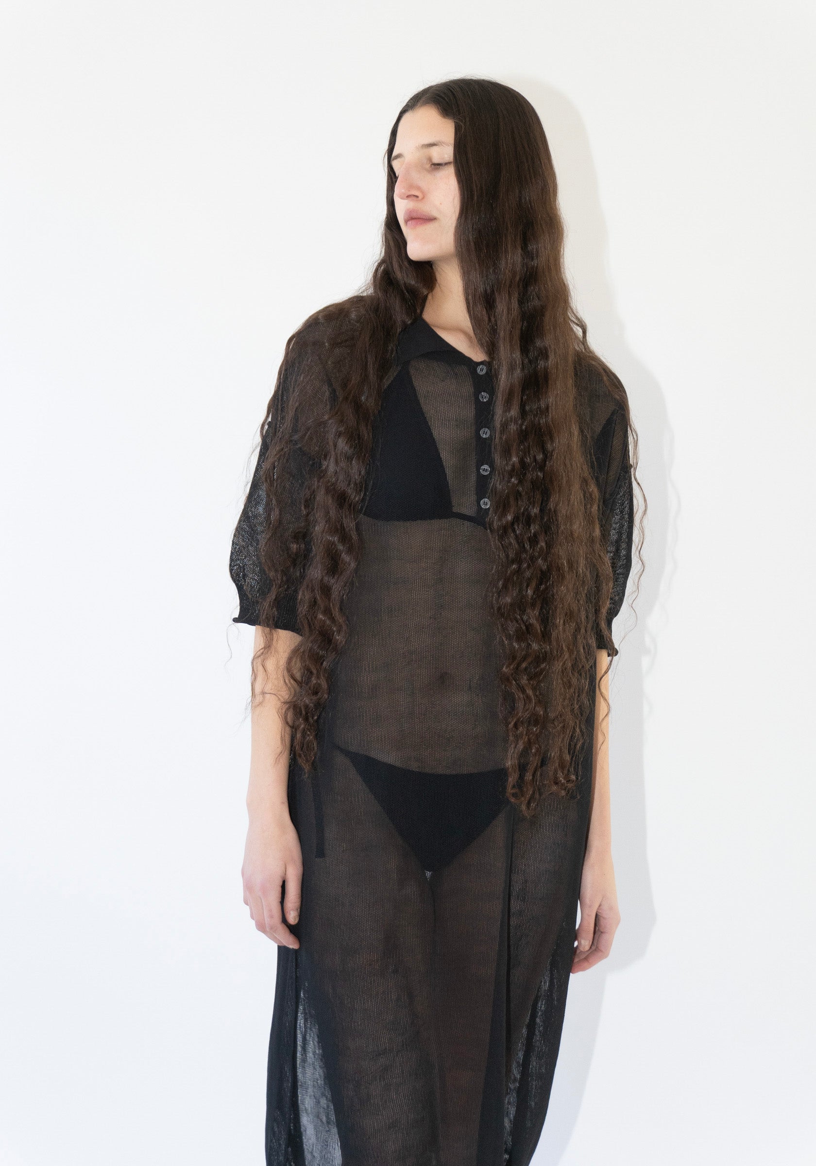 Rus Hinoki Dress in Black