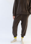 Knit Sweatpants in Brownie