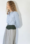 Realm Skirt in File Stripe