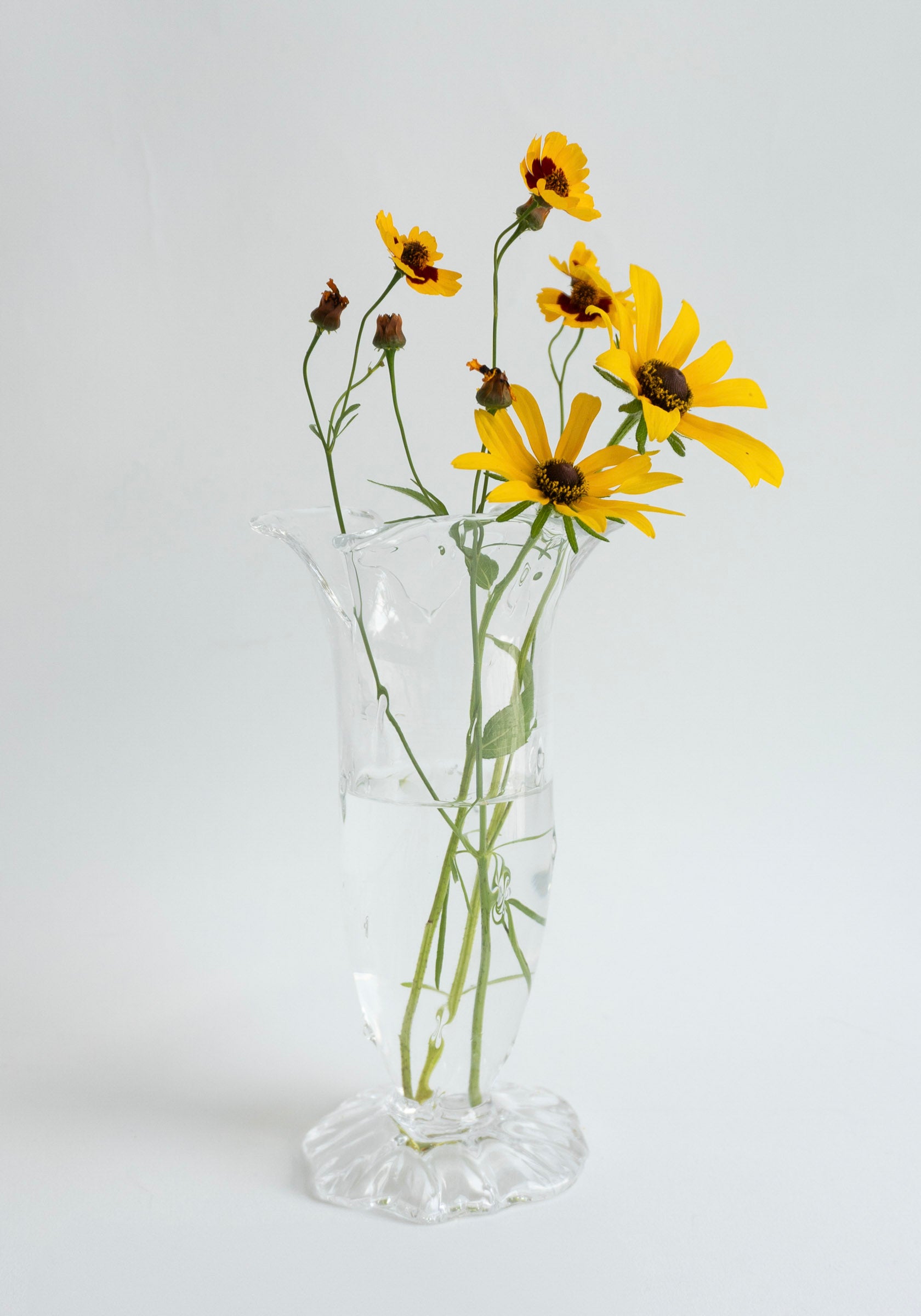 Handblown Glass Small Malva Vase