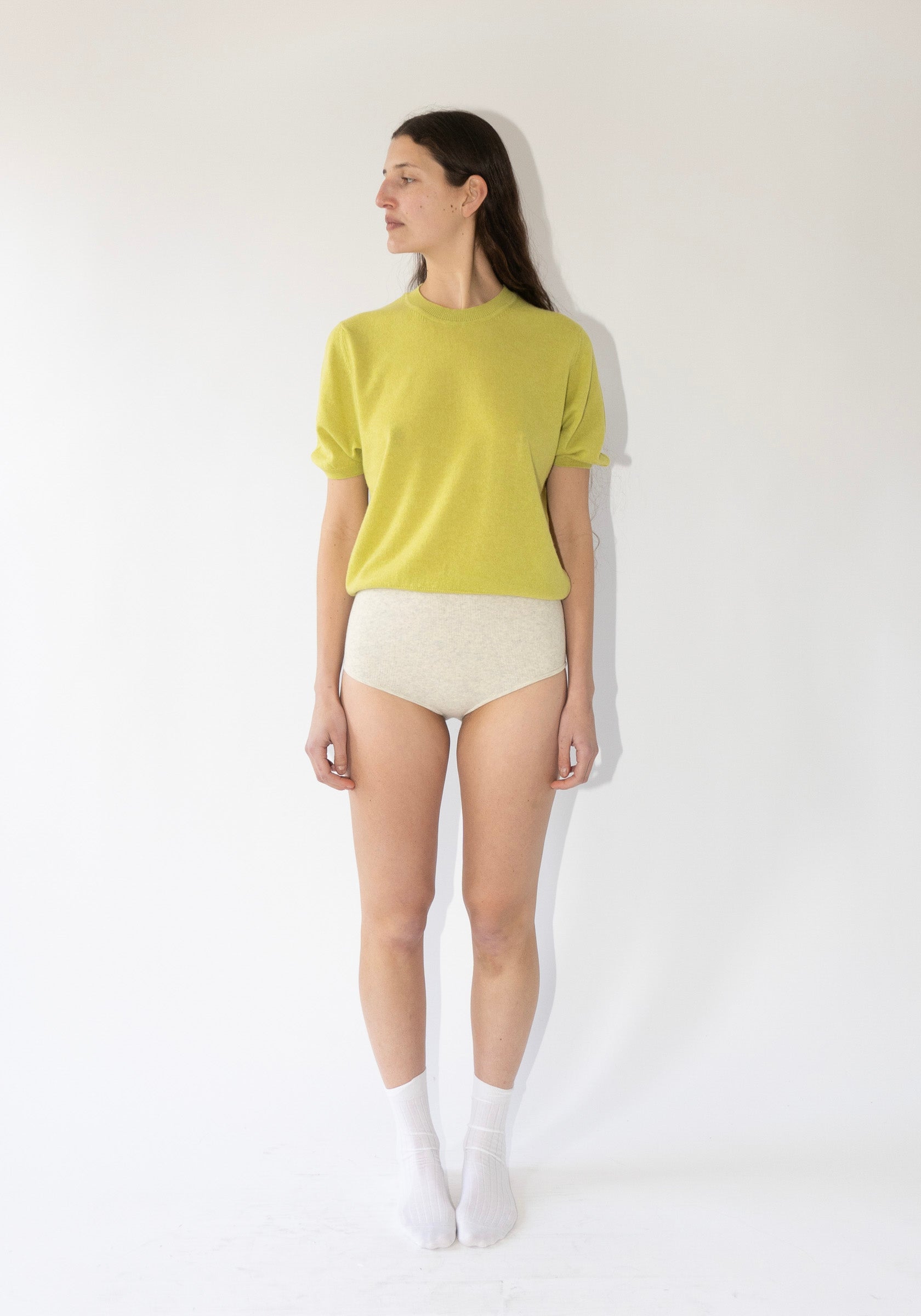 Emer Tee in Lime Green