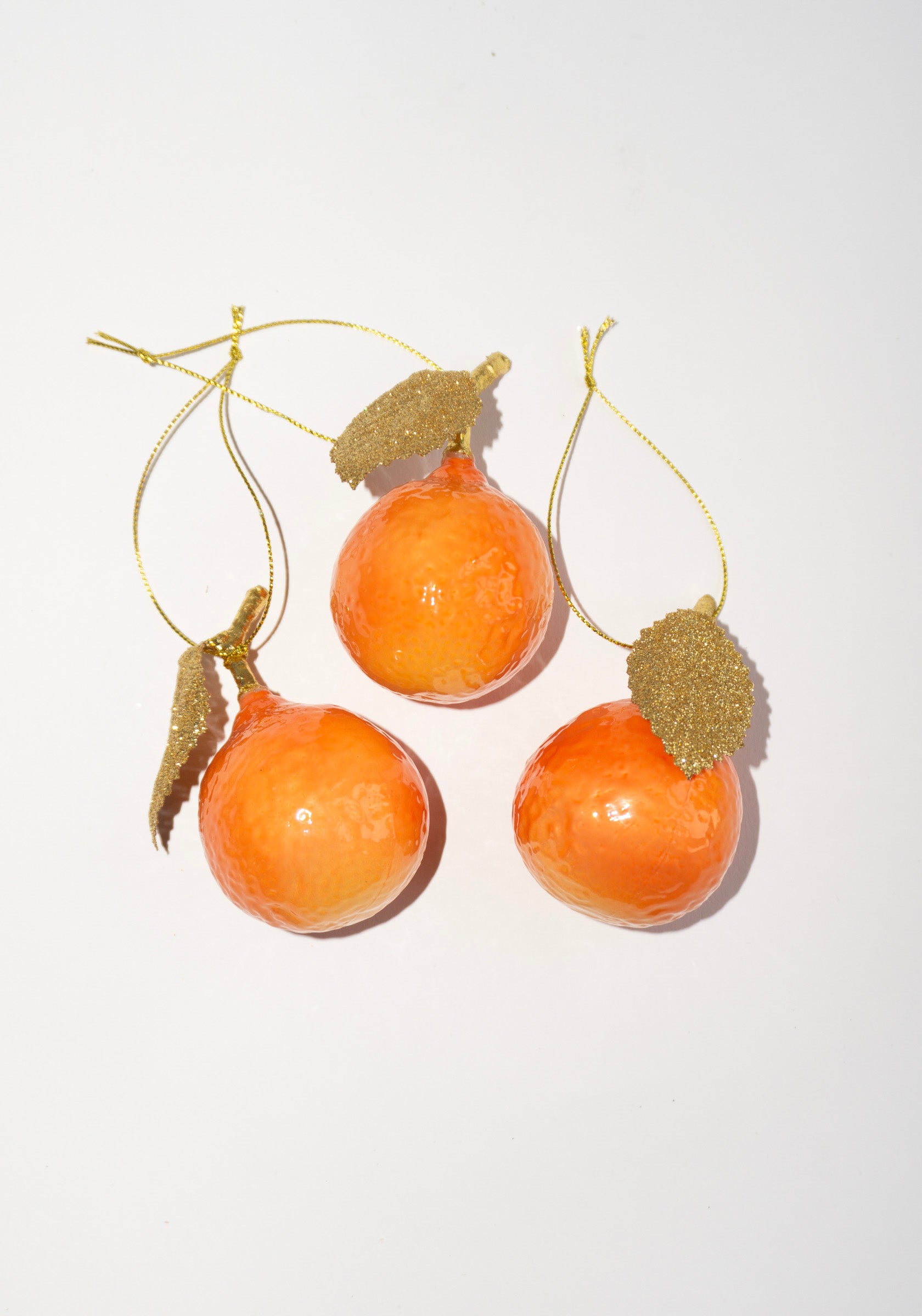 Clementine Gold Leaf Ornament