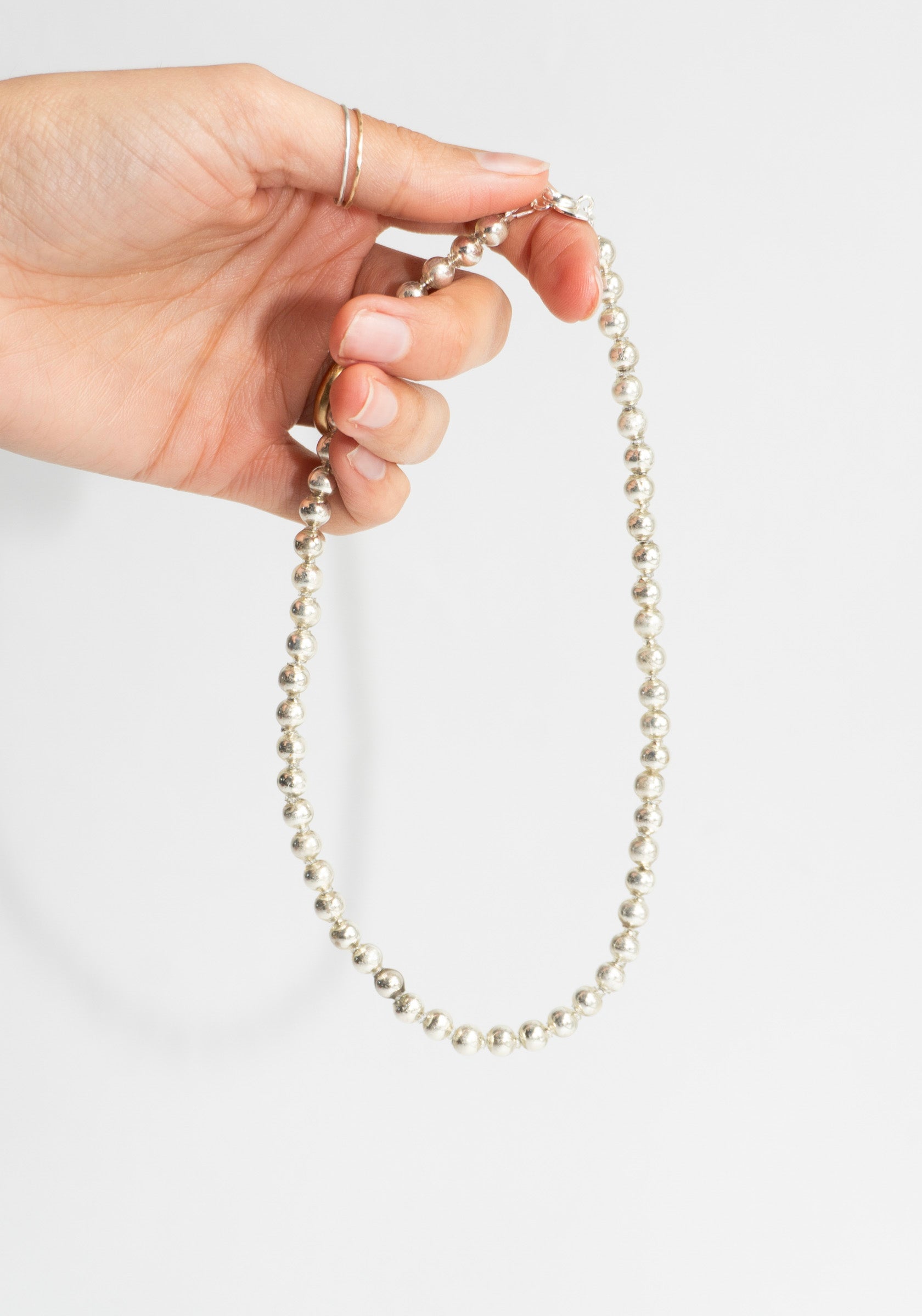 Sisi Joia Boule Necklace in Silver