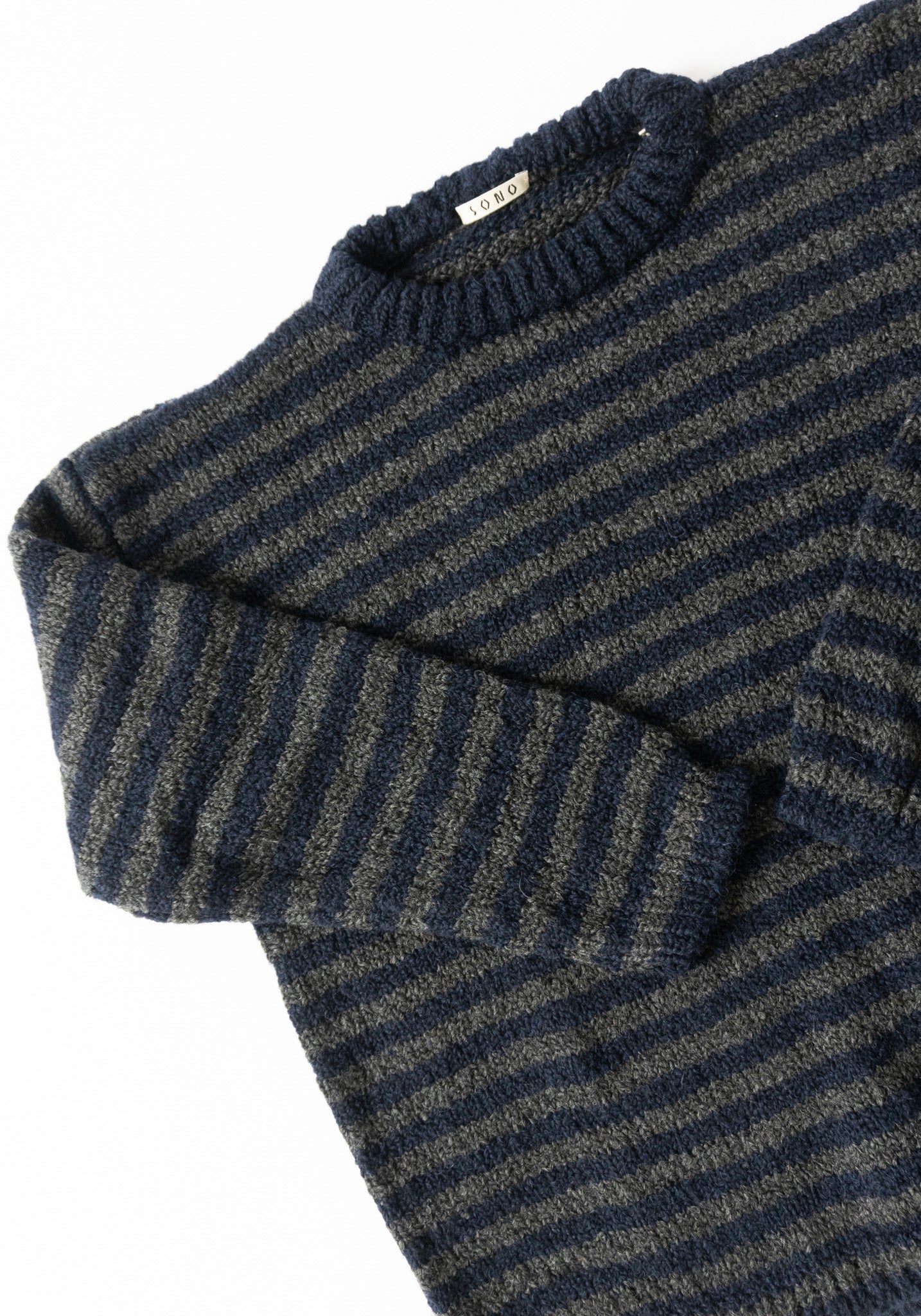 Sono Jako Sweater in Navy Stripe