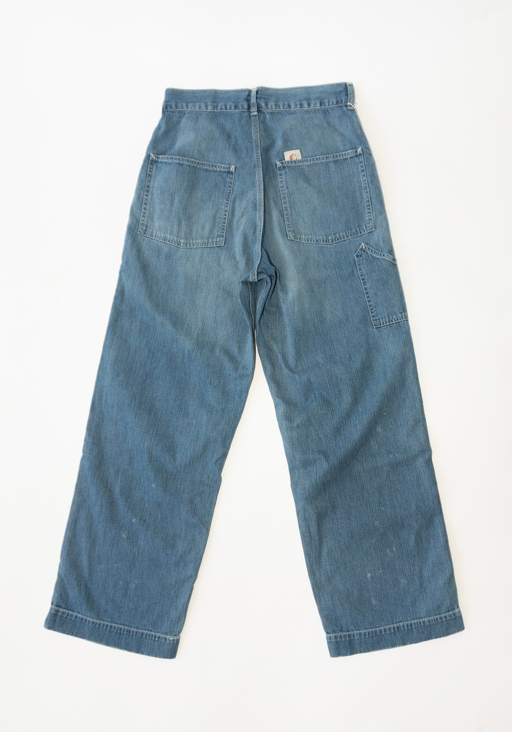 Chimala Denim Painter Pant in Light Distress – VESTIGE Chimala Denim Painter Pant in Light Distress – VESTIGE