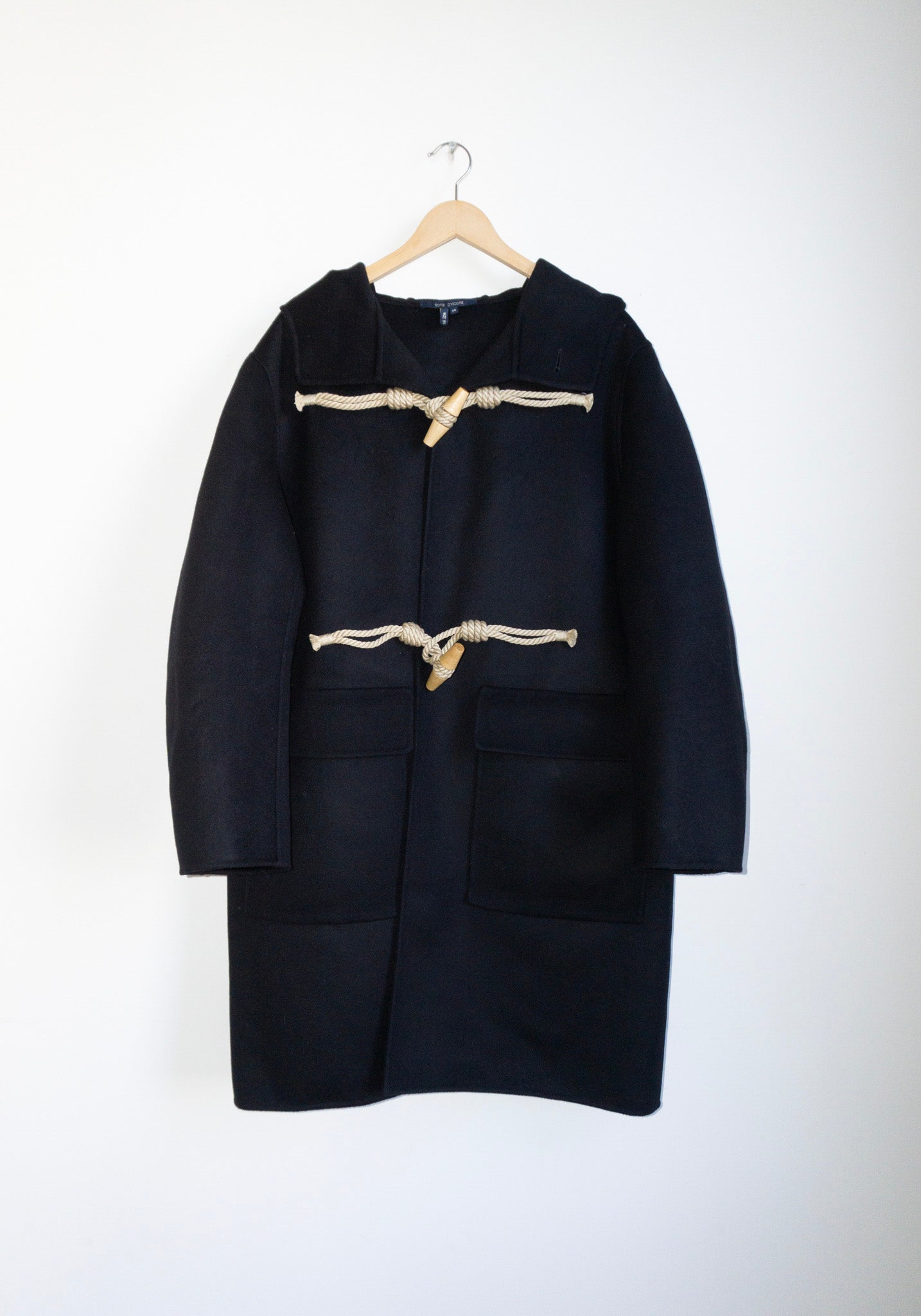 Sofie D'Hoore Castle Duffle Coat in Black