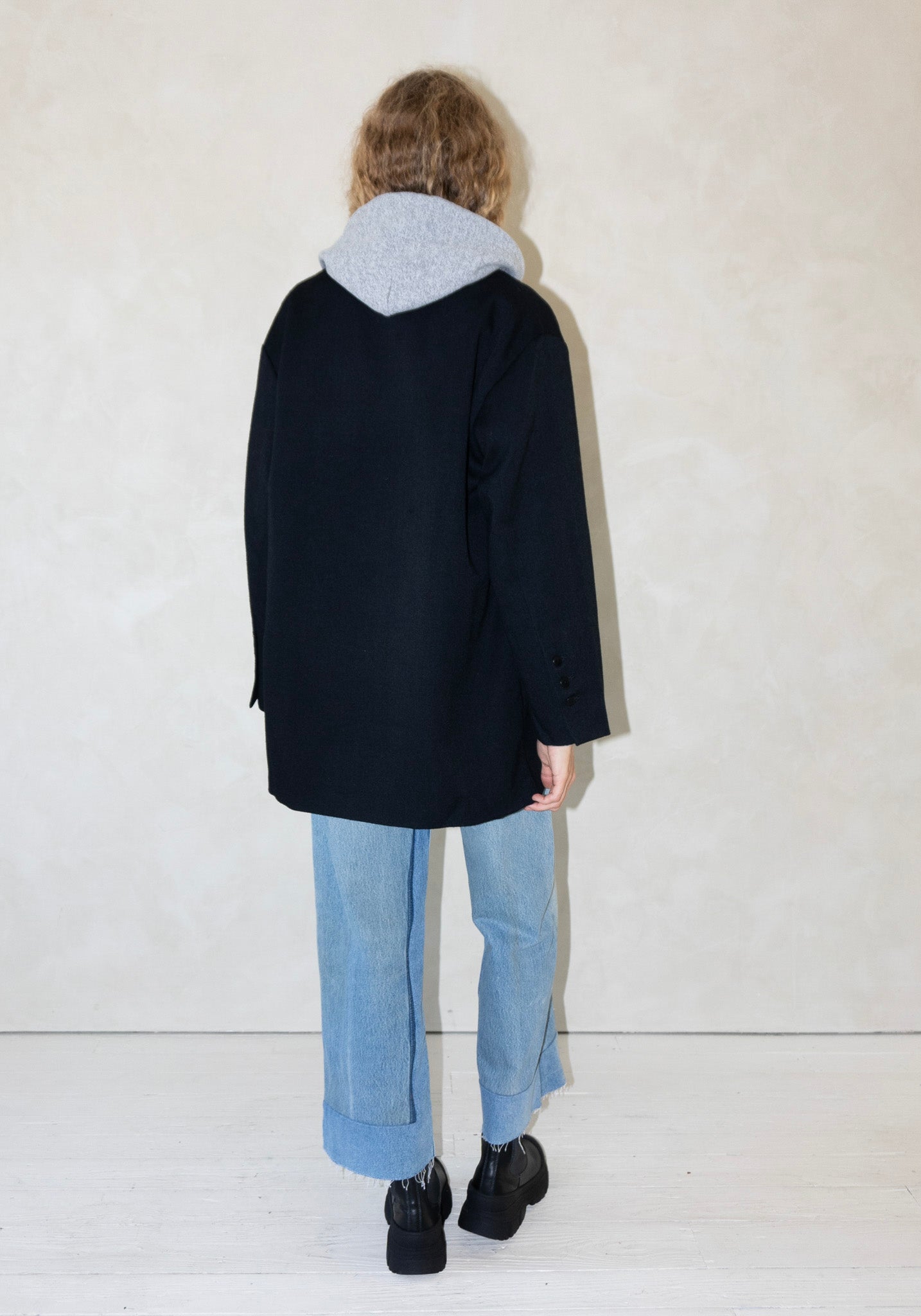 Cordera Light Wool Jacket in Black